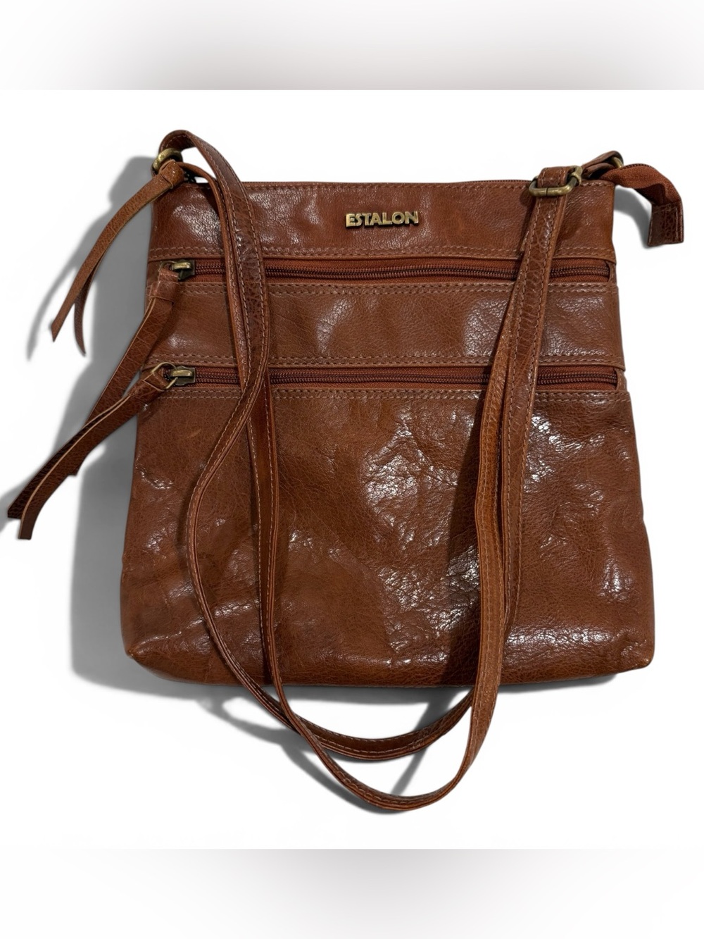 ESTALON Leather Crossbody Bag